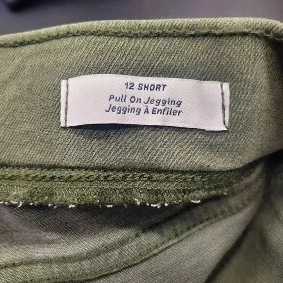 Amazon Essentials Women's Khaki Green Poly/Spandex Stretch Pull On Jeggings NEW - Picture 12 of 14